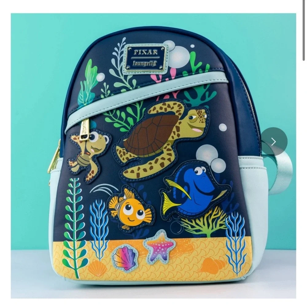 Loungefly Disney Pixar Finding Nemo Mini Backpack Crush Surf's Up